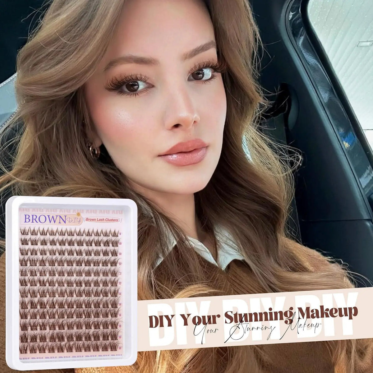DIY lash clusters D curl 8–16 mm – view 3