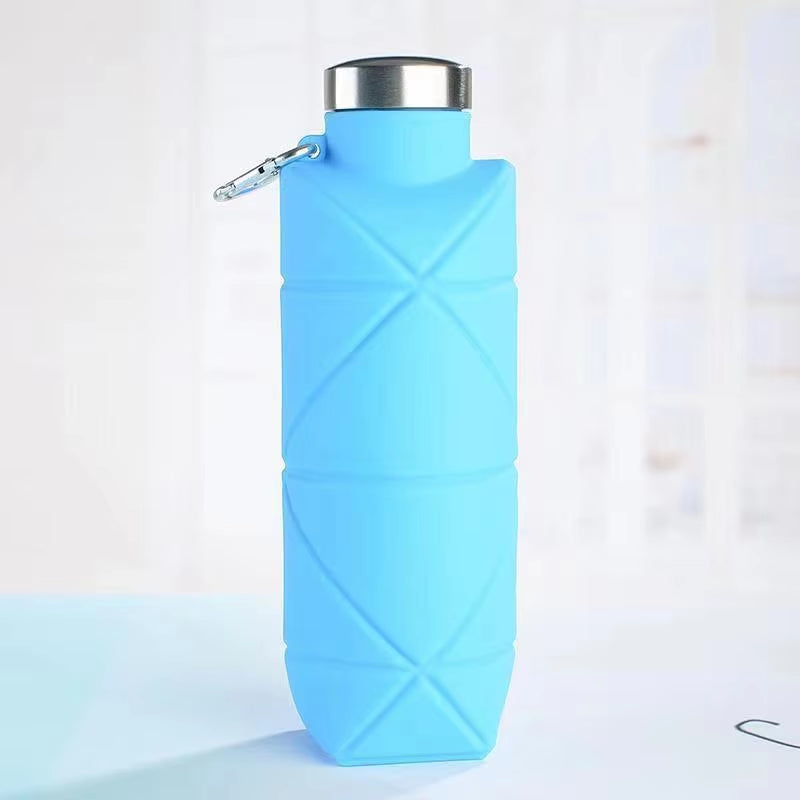 Collapsible silicone water bottle – view 15