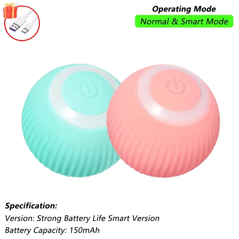 1/2 PCS Jouet Interactif Pour Chat, Balle Roulante Automatique, Fausse Queue, Rechargeable, Jouet Électrique Intelligent Pour Animaux De Compagnie, Jouet Pour Animaux De Compagnie Imitant Une Souris
