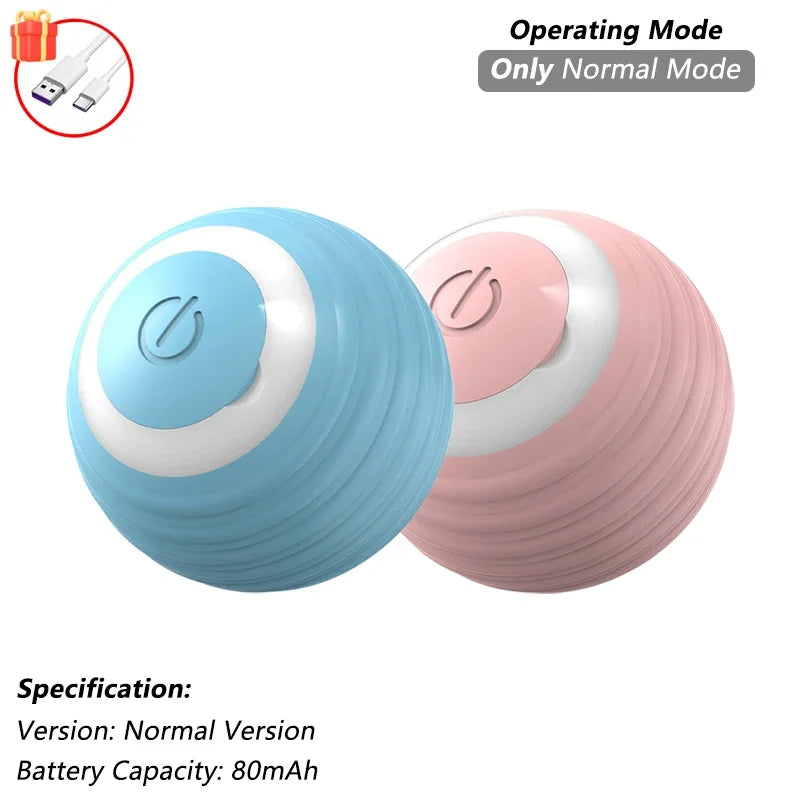 1/2 PCS Jouet Interactif Pour Chat, Balle Roulante Automatique, Fausse Queue, Rechargeable, Jouet Électrique Intelligent Pour Animaux De Compagnie, Jouet Pour Animaux De Compagnie Imitant Une Souris