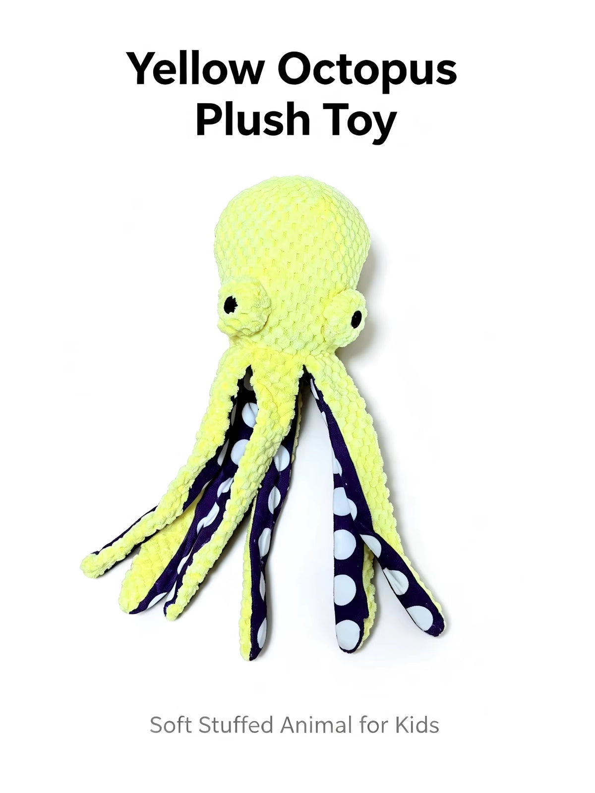 Jouet À Mâcher Interactif Pour Chien En Peluche Pieuvre Couineuse Avec Queue En Corde De Coton Tressée, Pour Chiot Et Chien De Petite Et Moyenne Taille