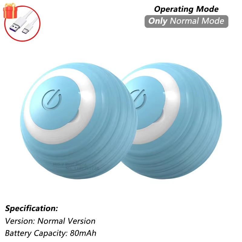 1/2 PCS Jouet Interactif Pour Chat, Balle Roulante Automatique, Fausse Queue, Rechargeable, Jouet Électrique Intelligent Pour Animaux De Compagnie, Jouet Pour Animaux De Compagnie Imitant Une Souris