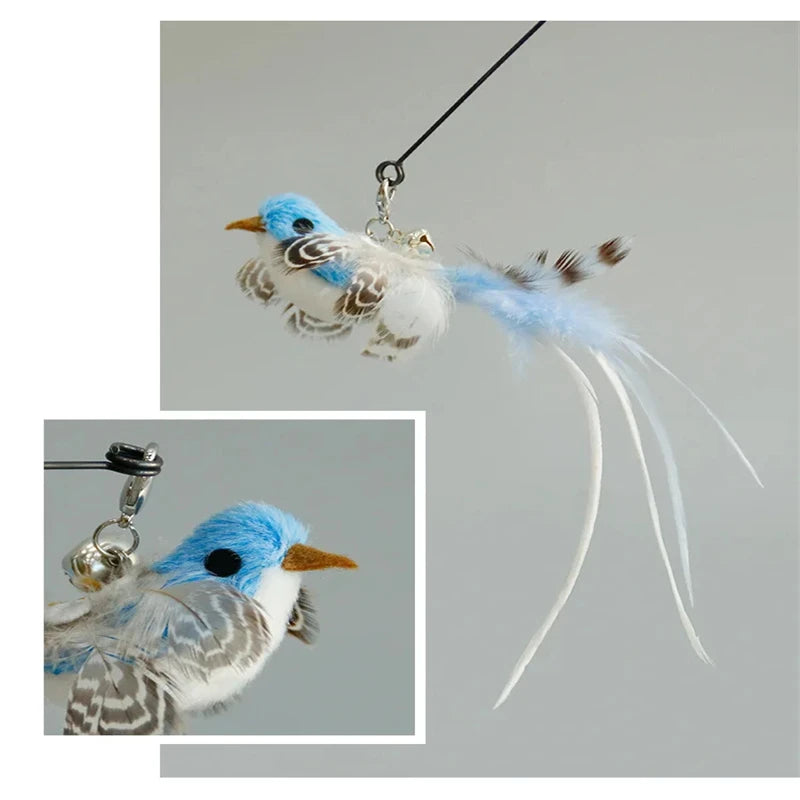 Feather bird cat teaser wand – view 6