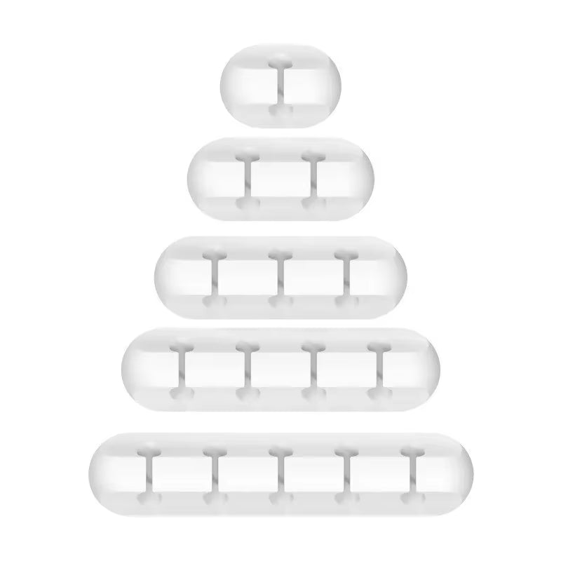 Silicone desk cable organizer clips – view 13