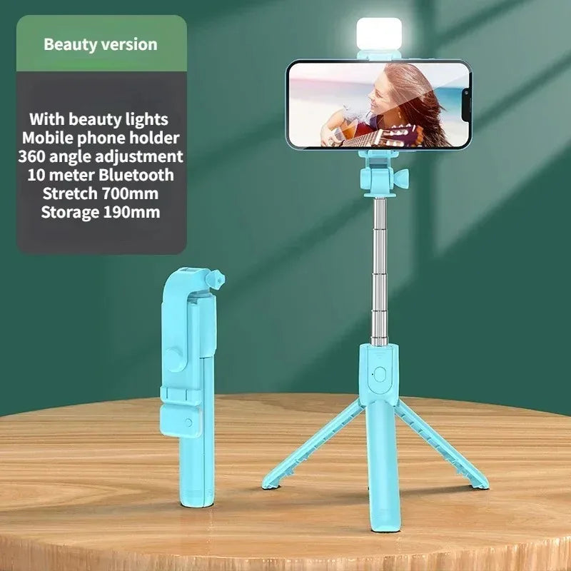 Selfie stick tripod with wireless remote – view 12