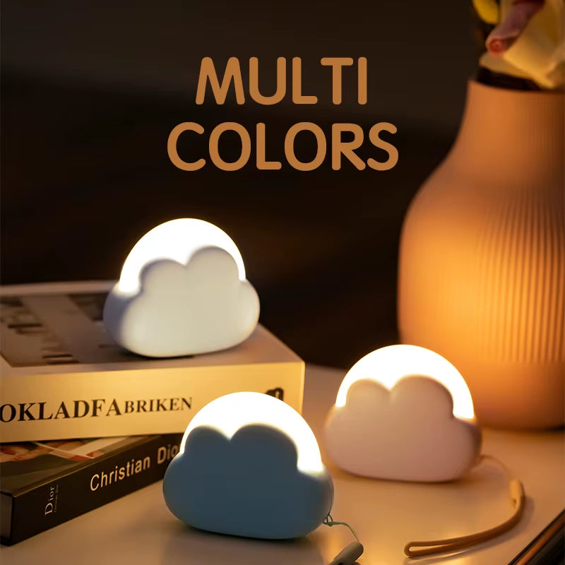 Rechargeable cloud night light