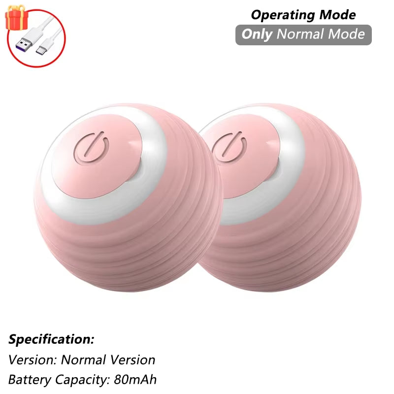 1/2 PCS Jouet Interactif Pour Chat, Balle Roulante Automatique, Fausse Queue, Rechargeable, Jouet Électrique Intelligent Pour Animaux De Compagnie, Jouet Pour Animaux De Compagnie Imitant Une Souris