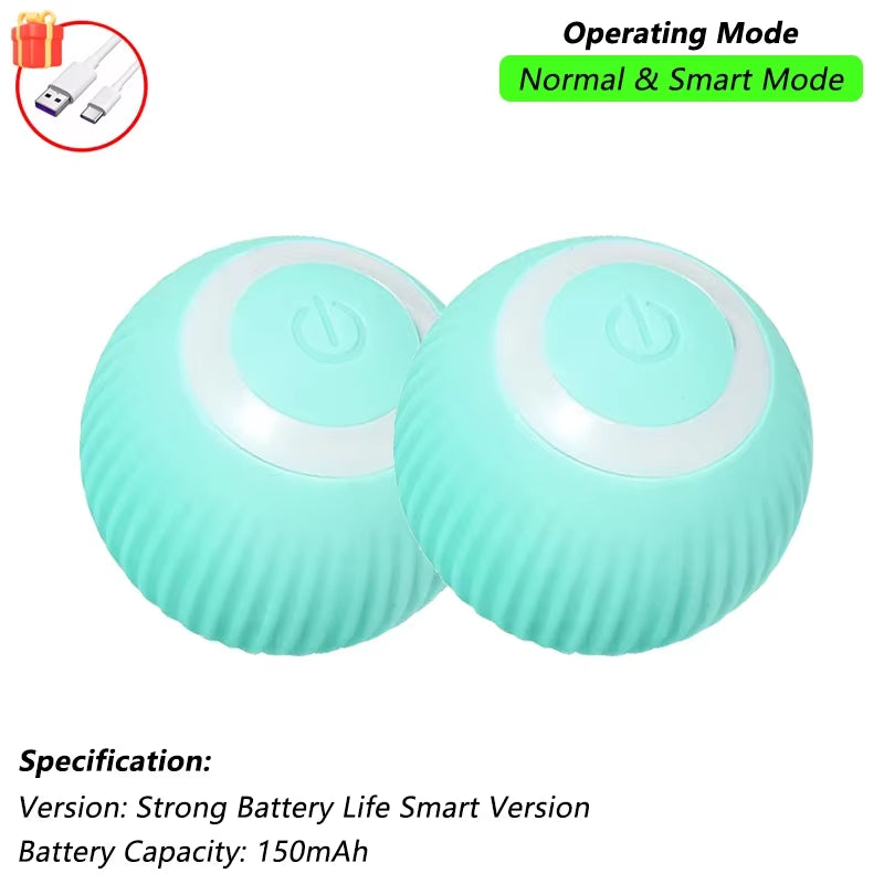 1/2 PCS Jouet Interactif Pour Chat, Balle Roulante Automatique, Fausse Queue, Rechargeable, Jouet Électrique Intelligent Pour Animaux De Compagnie, Jouet Pour Animaux De Compagnie Imitant Une Souris