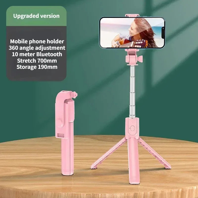 Selfie stick tripod with wireless remote – view 9