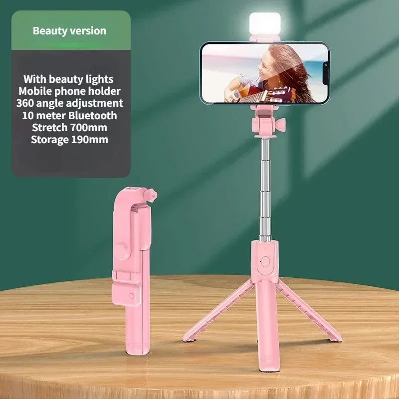 Selfie stick tripod with wireless remote – view 10