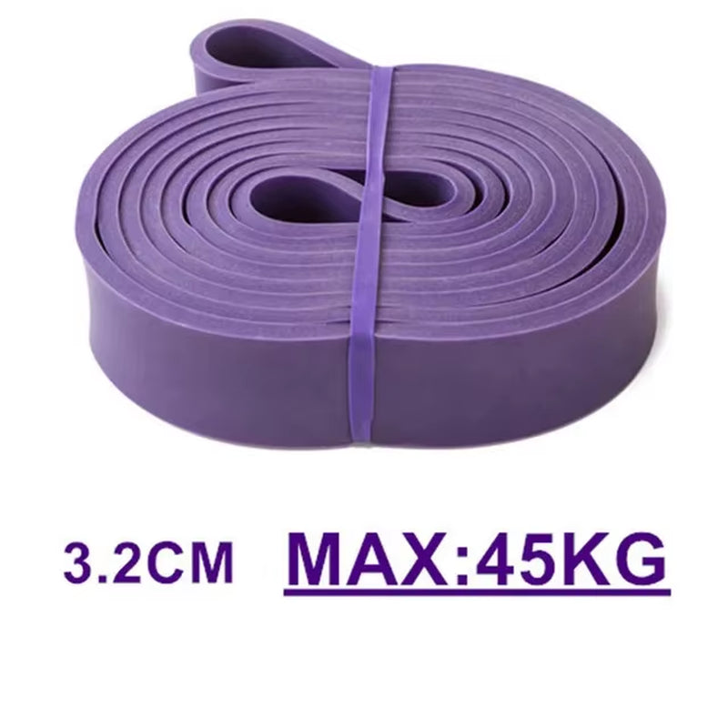 Bande De Résistance En Latex Robuste, Ceinture Élastique De Sport, Bandes D'Assistance De Traction Pour Pilates, Entraînement, Forme De Fitness, Corps, Gymnastique À Domicile