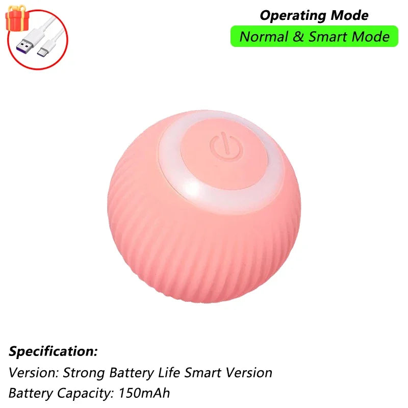 1/2 PCS Jouet Interactif Pour Chat, Balle Roulante Automatique, Fausse Queue, Rechargeable, Jouet Électrique Intelligent Pour Animaux De Compagnie, Jouet Pour Animaux De Compagnie Imitant Une Souris