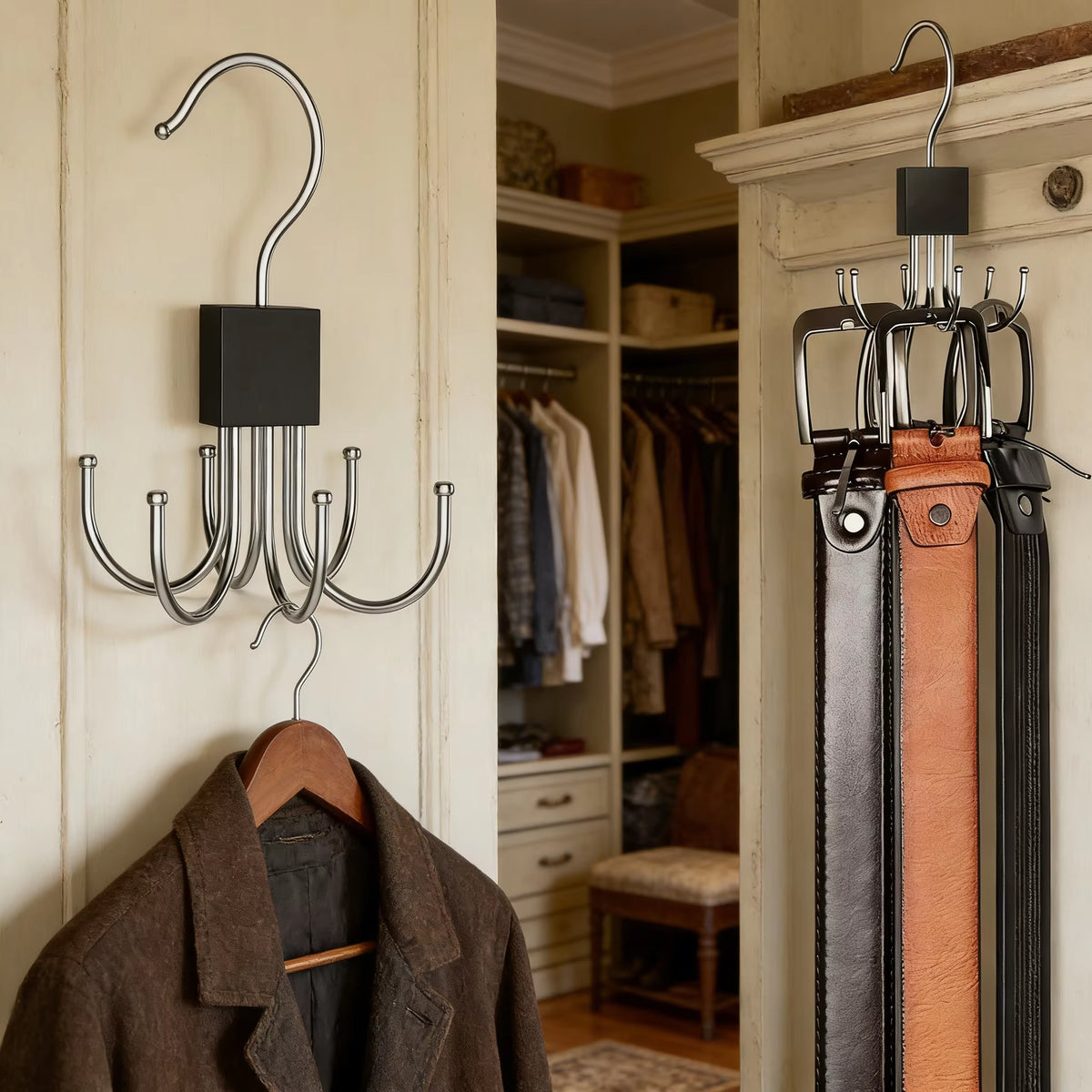 360° rotating belt and scarf hanger – view 3