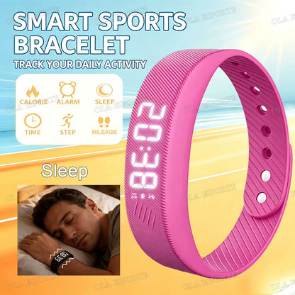 Vibrating Alarm Wristband with Pedometer – view 9
