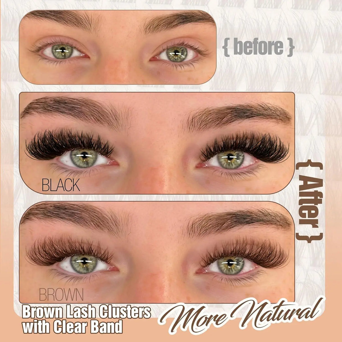 DIY lash clusters D curl 8–16 mm – view 4