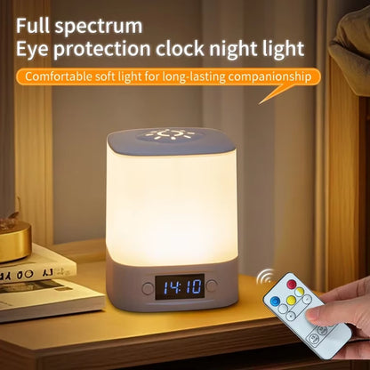 Rechargeable LED night light with clock – view 3