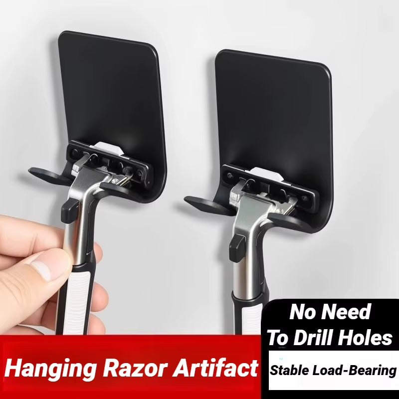 Adhesive razor holder hook – view 5