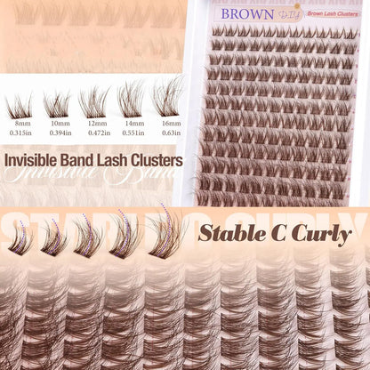 DIY lash clusters D curl 8–16 mm – view 2