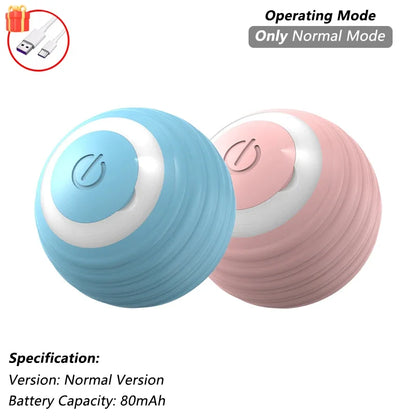 1/2 PCS Jouet Interactif Pour Chat, Balle Roulante Automatique, Fausse Queue, Rechargeable, Jouet Électrique Intelligent Pour Animaux De Compagnie, Jouet Pour Animaux De Compagnie Imitant Une Souris