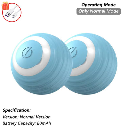 1/2 PCS Jouet Interactif Pour Chat, Balle Roulante Automatique, Fausse Queue, Rechargeable, Jouet Électrique Intelligent Pour Animaux De Compagnie, Jouet Pour Animaux De Compagnie Imitant Une Souris