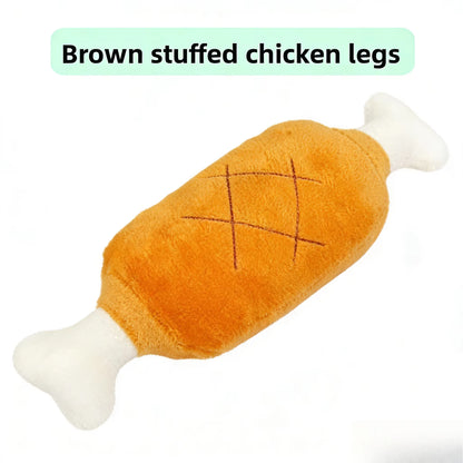 Jouet À Mâcher Interactif Pour Chien En Peluche Pieuvre Couineuse Avec Queue En Corde De Coton Tressée, Pour Chiot Et Chien De Petite Et Moyenne Taille