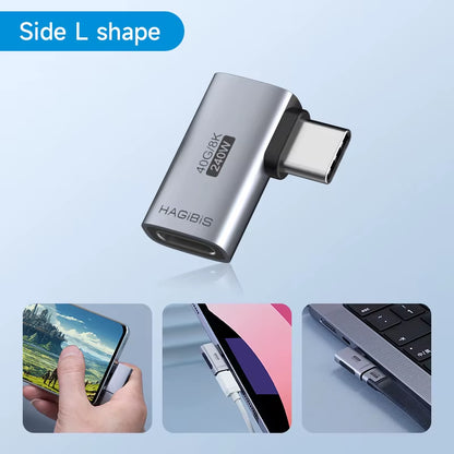 240W right-angle USB-C adapter