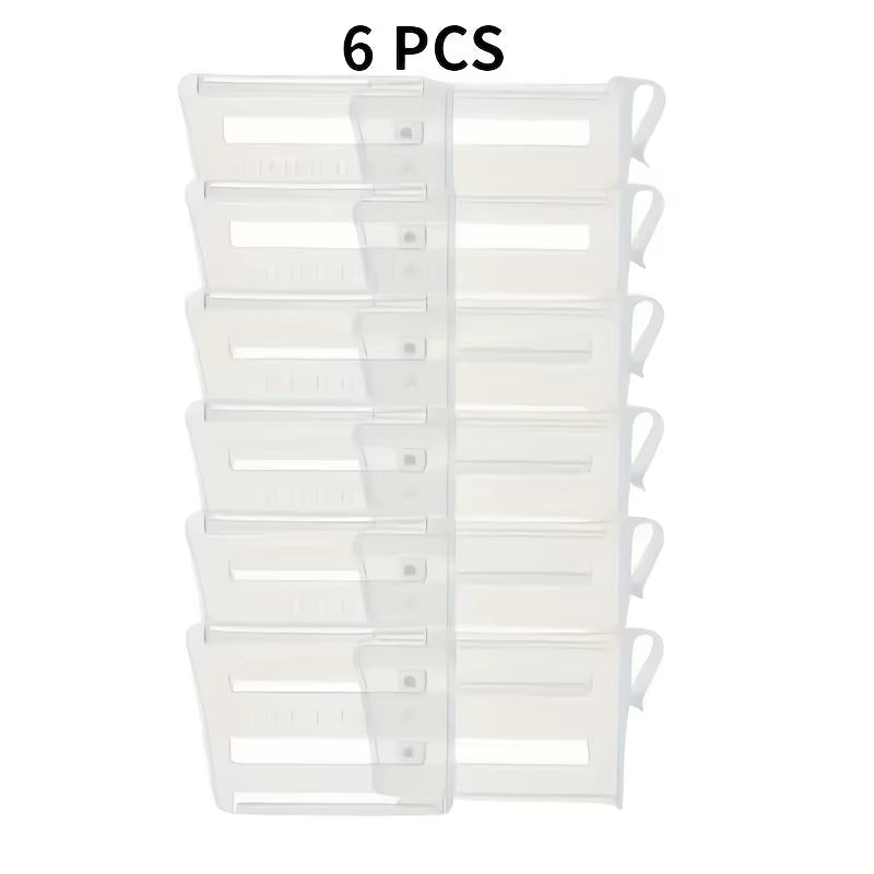 Séparateur D'Espace Pour Réfrigérateur Réglable 6/12 – Organisateur Extensible Pour Boissons Et Sauces – Maximisez Le Stockage Du Réfrigérateur, Organisé Bien