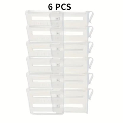Séparateur D'Espace Pour Réfrigérateur Réglable 6/12 – Organisateur Extensible Pour Boissons Et Sauces – Maximisez Le Stockage Du Réfrigérateur, Organisé Bien