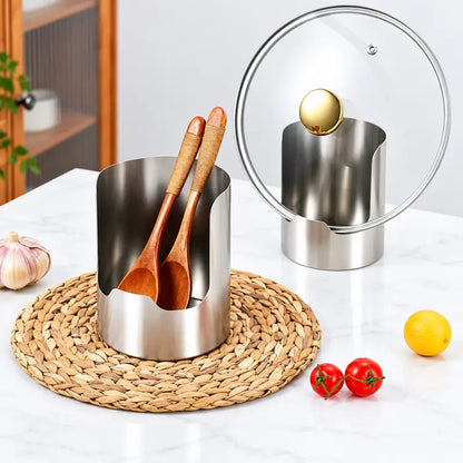 Stainless steel spoon and lid rest – view 6