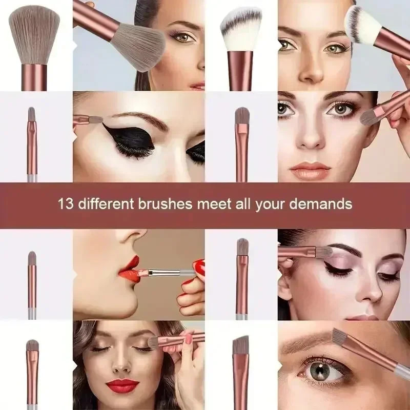 13-piece makeup brush set – view 4