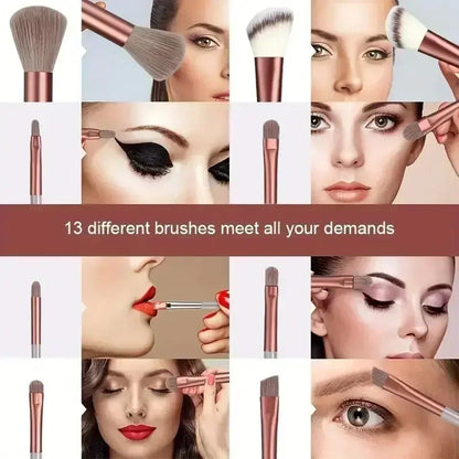 13-piece makeup brush set – view 4