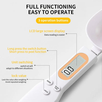 Digital measuring spoon scale – view 6