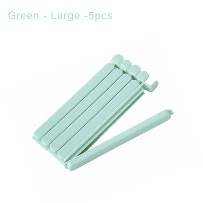 Bancs De Scellage Pour Sacs Alimentaires, Pinces À Sceller, Outil En Plastique, Accessoires De Cuisine Portables, Stockage De Collations, 5 Pièces, 10 Pièces, 20 Pièces