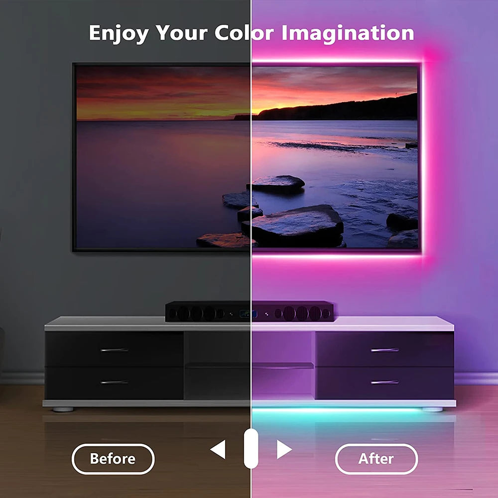 USB RGB LED Strip Lights – view 3