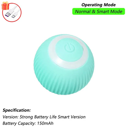 1/2 PCS Jouet Interactif Pour Chat, Balle Roulante Automatique, Fausse Queue, Rechargeable, Jouet Électrique Intelligent Pour Animaux De Compagnie, Jouet Pour Animaux De Compagnie Imitant Une Souris