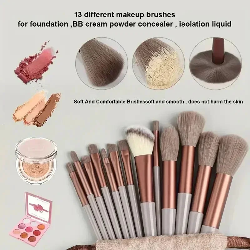 13-piece makeup brush set – view 3