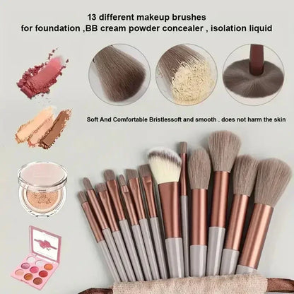13-piece makeup brush set – view 3