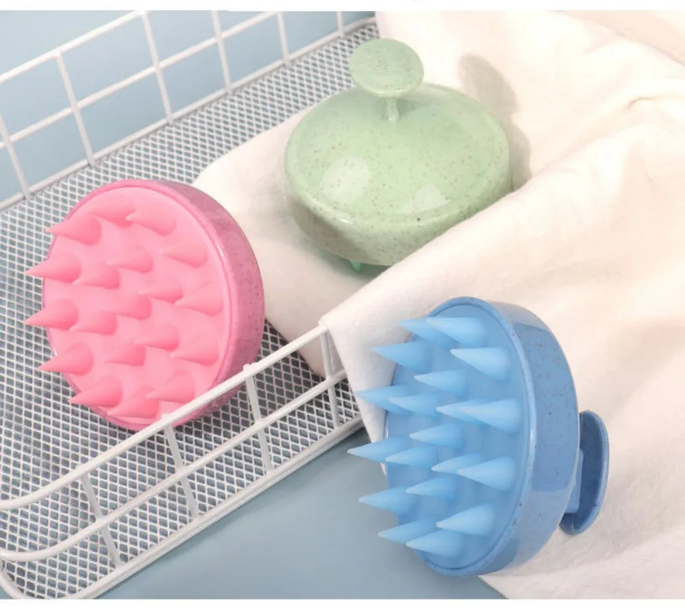 Silicone shampoo scalp massager brush – view 3