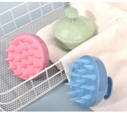 Silicone shampoo scalp massager brush – view 3