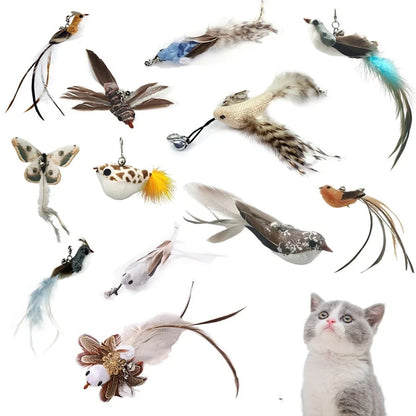 Feather bird cat teaser wand – view 2