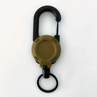 Porte-Clés Rétractables Extensibles, Bobines D'Insigne, Clip Robuste Avec Mousqueton, Pour Hommes, Sacs D'Extérieur, 1/2/4 Pièces