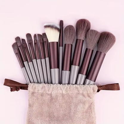 13-piece makeup brush set – view 19