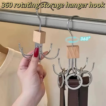 360° rotating belt and scarf hanger – view 2