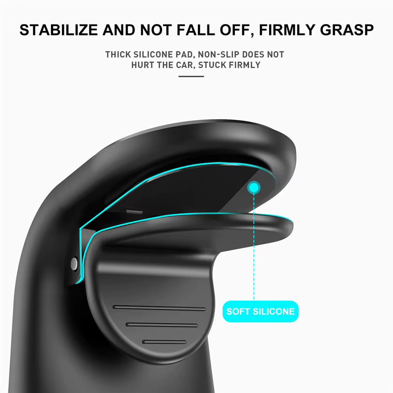Magnetic air vent car phone mount – view 6