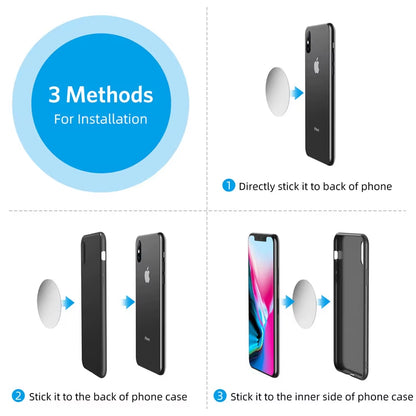 Magnetic air vent car phone mount – view 7