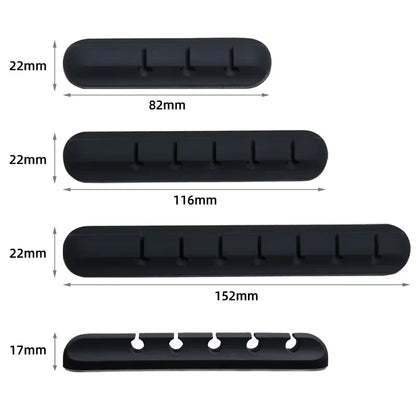 Silicone desk cable organizer clips – view 7
