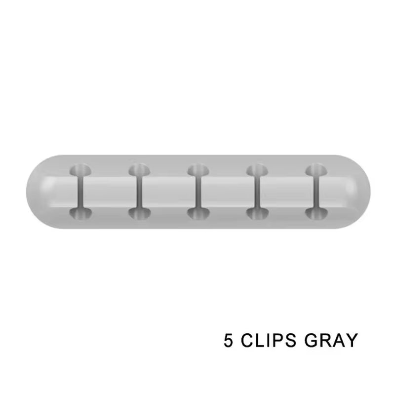 Silicone desk cable organizer clips – view 20
