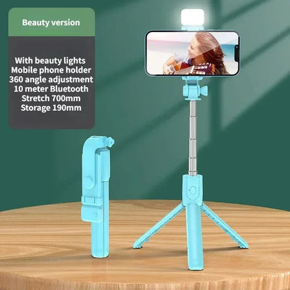 Selfie stick tripod with wireless remote – view 12