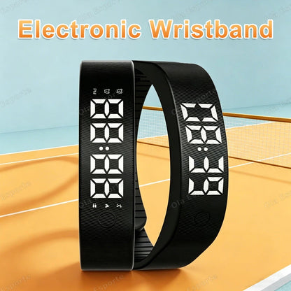 Vibrating Alarm Wristband with Pedometer – view 3