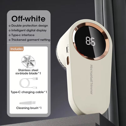 Rechargeable electric lint remover – view 7